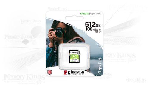 MEMORIA SD 512GB KINGSTON CANVAS SELECT PLUS