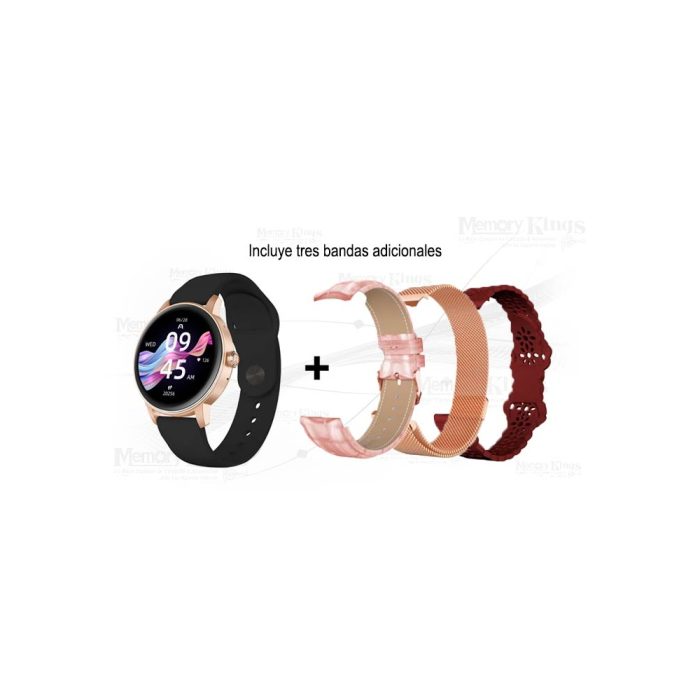 RELOJ SMART ARGOMTECH SKEI WATCH C30BG 3 correas