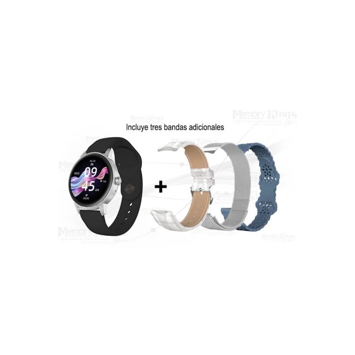 RELOJ SMART ARGOMTECH SKEI WATCH C30RG 3 correas