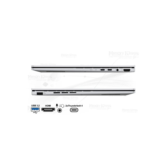 LAPTOP Core Ultra 9 185H ASUS Zenbook 14 OLED UX3405MA-PZ723W 16|1TB|14" Grafica Intel Arc, WIN-11