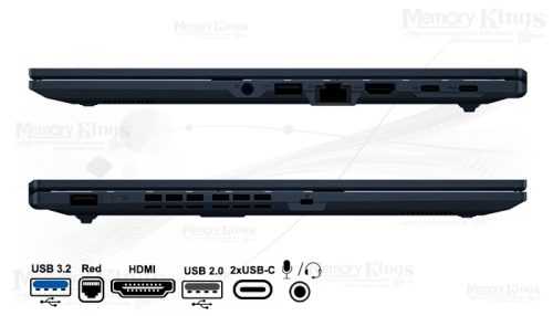 LAPTOP Core i5-1335U ASUS ExpertBook B1 B1502CVA-NJ3312 8|512|15.6" Grafica Intel Iris Xe, W11PRO
