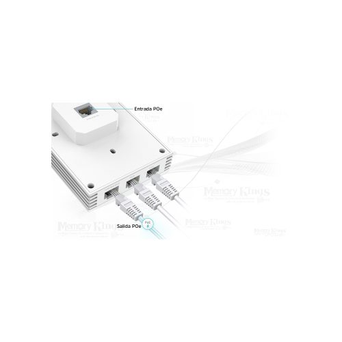 TP-LINK EAP655-Wall V1 - Punto de acceso inalámbrico - Wi-Fi 6 - 2.4 GHz, 5 GHz - gestionado a través de la nube