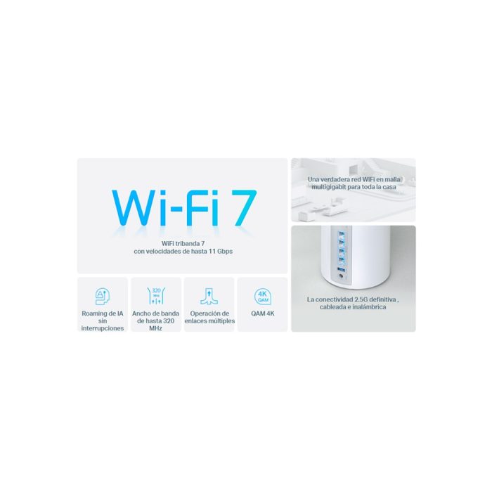 ROUTER TP-LINK Mesh Deco BE65(PAQx2) BE11000 Wifi7