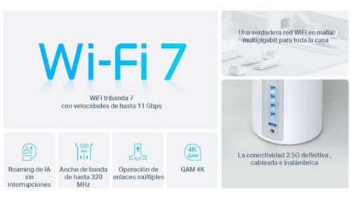 ROUTER TP-LINK Mesh Deco BE65(PAQx3) BE11000 Wifi7