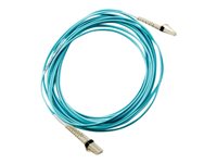 HPE - Cable de red - LC de modos múltiples (M) a LC de modos múltiples (M) - 5 m - fibra óptica - 50/125 micras