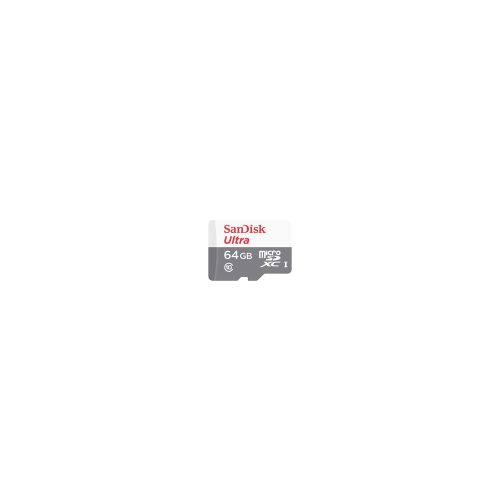 SanDisk Ultra - Tarjeta de memoria flash (adaptador microSDHC a SD Incluido) - 64 GB - Class 10 - microSDXC UHS-I