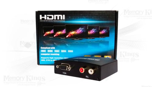 ADAPTADOR VGA+Audio a HDMI DELCOM Metal c|Corrient