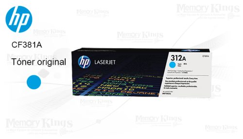 Cartucho de Toner HP 312A Cian Original 2700pag.