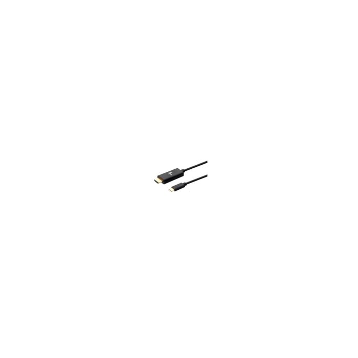 Xtech - USB cable - USB Type C - HDMI - 1.8 m - Black & silver - C male to HDMI male XTC-546