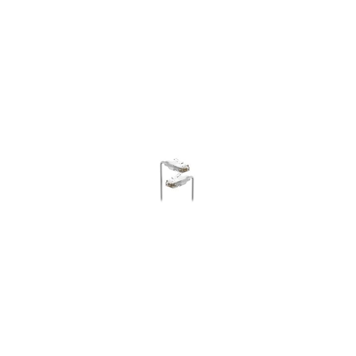 Ubiquiti UniFi Etherlighting Patch Cable pack 24 - Diámetro de la chaqueta 0.15-8 m: 2.5 mm (0.1") 12-15 m: 2.9 mm (0.11") - Conector (2) RJ44 con bota traslúcida