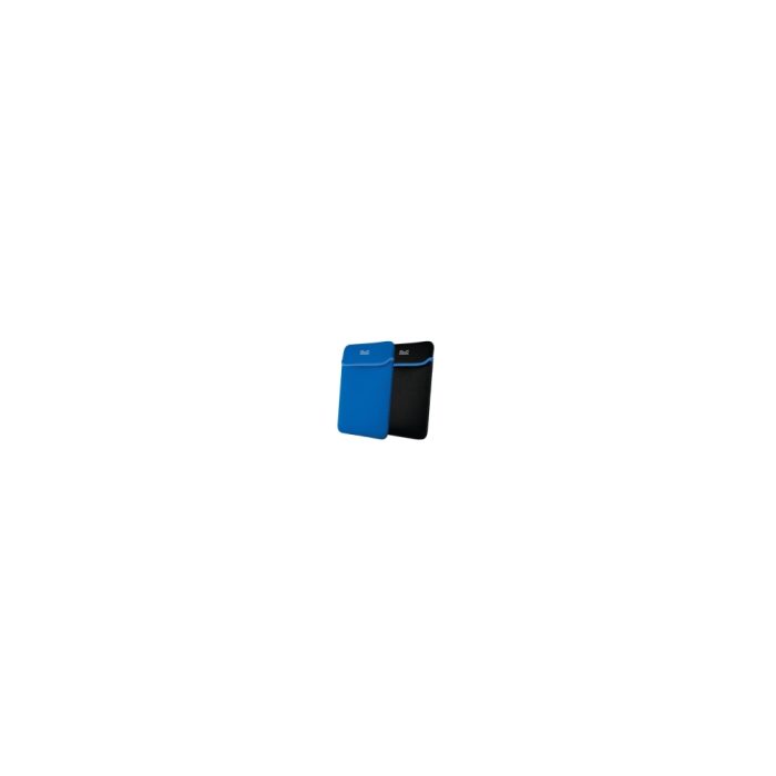 Klip Xtreme - Notebook sleeve - 14.1 in - Black blue - neoprene reversable