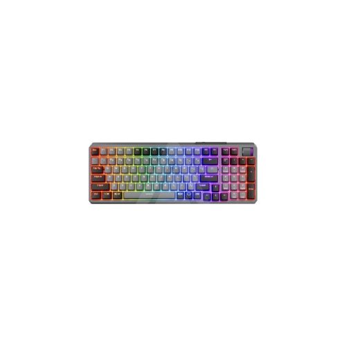 TECLADO COOLER MASTER MK770/GASKET/BLACK GREY/BOX V2 WHITE/US GAMING