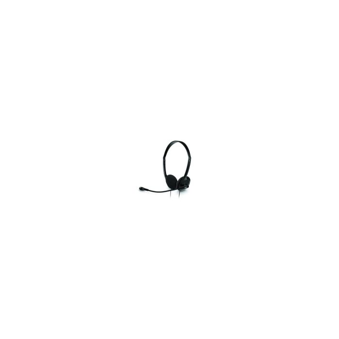 Xtech - Headset - Over-the-ear - Wired - Microphone – Black-Connection type: Two 3.5mm plugs for mic and audio