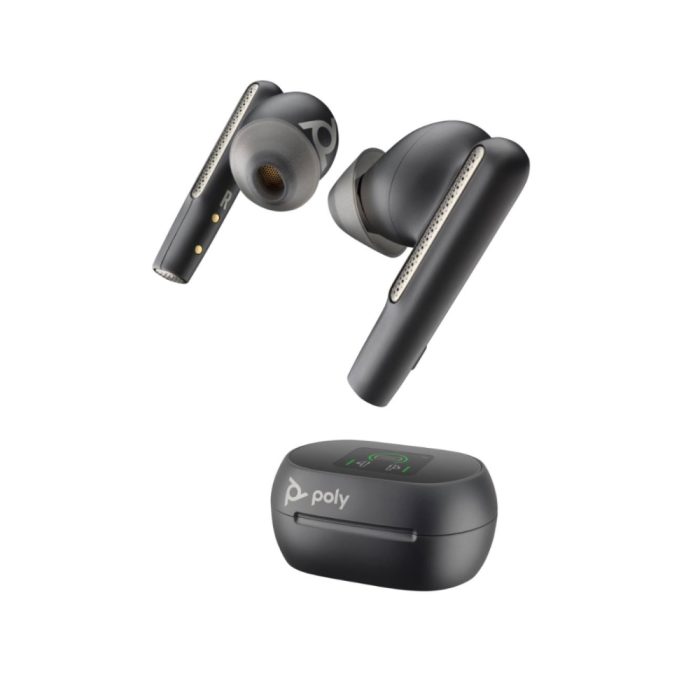 Poly Voyager Free 60+ UC M - Auriculares inalámbricos con micro - en oreja - Bluetooth