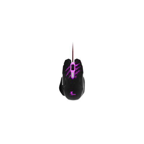 Mouse para Gaming Xtech XTM-610 Lethal Haze - Resolución ajustable de hasta 3200 ppp - Luces LED de 4 colores