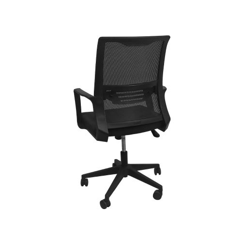 Silla giratoria de oficina TEROS TE-8127N, material Nylon, base de plástica