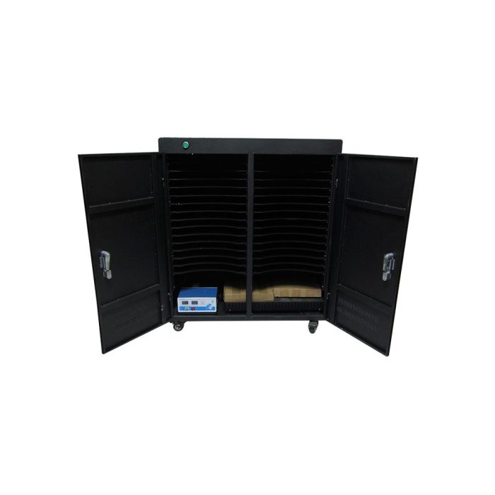 Gabinete de carga Ecotrend QP-R30TC, negro.