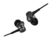 Xiaomi MI Basic - Auriculares internos con micro - en oreja - cableado - conector de 3,5 mm - negro
