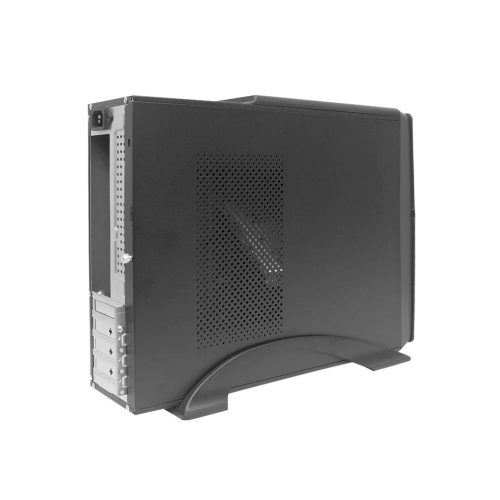 Case TEROS TE-1039S, Slim, 250 W, USB 3.0 / USB 2.0, audio HD, DVD, negro