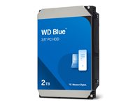 WD Blue WD20EZBX - Disco duro - 2 TB - interno - 3.5" - SATA 6Gb/s - 7200 rpm - búfer: 256 MB