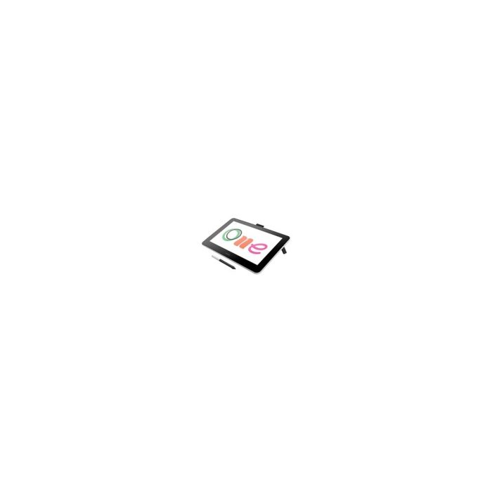 Wacom One - Digitalizador con display LCD - diestro y zurdo - 29.4 x 16.6 cm - cableado - HDMI, USB 2.0