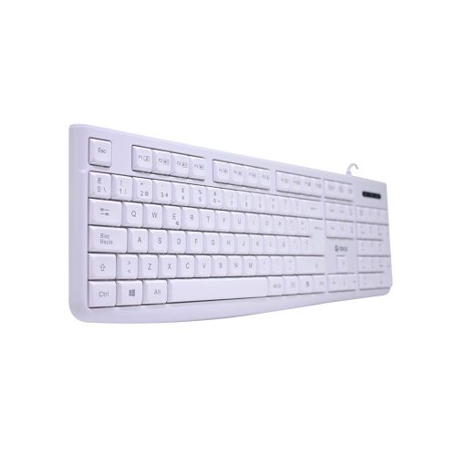 Teclado estándar TE-4069S, multimedia, USB 2.0, español, color blanco