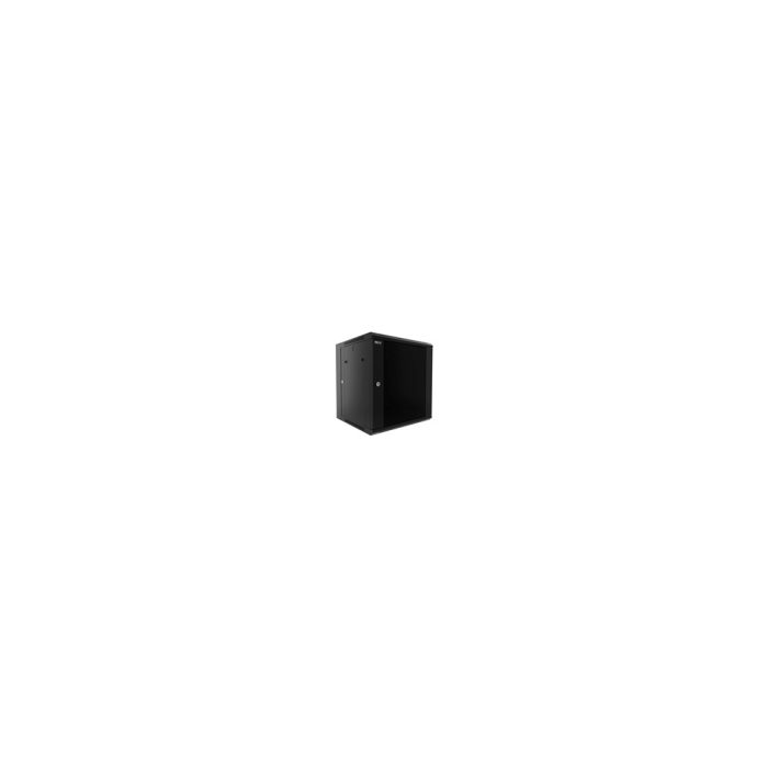 Nexxt Solutions Infrastructure - Wall mount enclosure - SPCC steel / Tempered glass - Black / RAL 9005