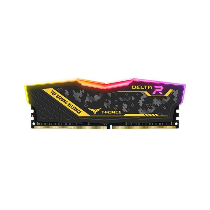 Memoria TG T-Force DELTA TUF Gaming RGB, 16GB, DDR4-3200 MHz, CL16-20-20-40 1.35V