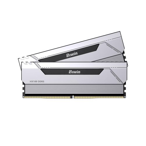 Memoria Biwin HX100 32GB DDR5-6000MHz (2x16GB), CL34, 1.1V, 1Rx8, Color Plata