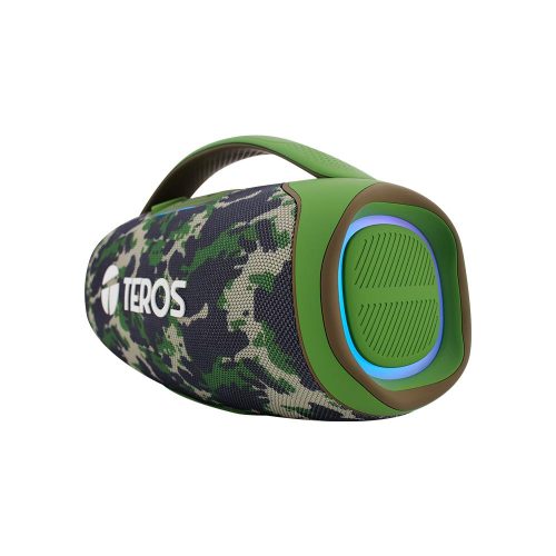 Parlante TEROS TE-6045G, color verde militar camuflado, 60 W
