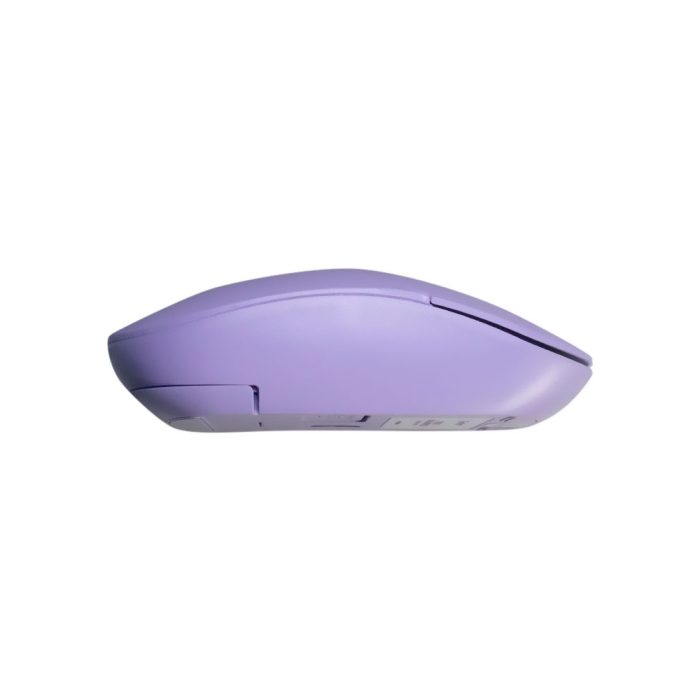 Mouse óptico inalámbrico TEROS TE-1219S, 1000 DPI, receptor USB, 3 botones, color morado