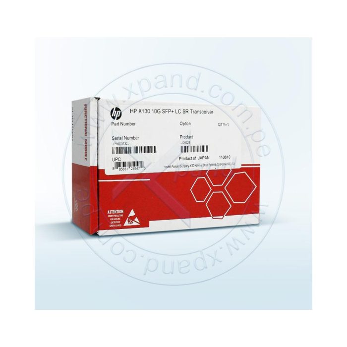 Modulo transceptor HP X130, 10GBase-SR, SFP+ , 10 Gbps.