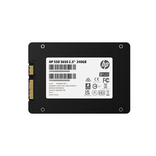 Unidad en estado solido HP SSD S650 2.5" 240GB SATA III 6Gb/s