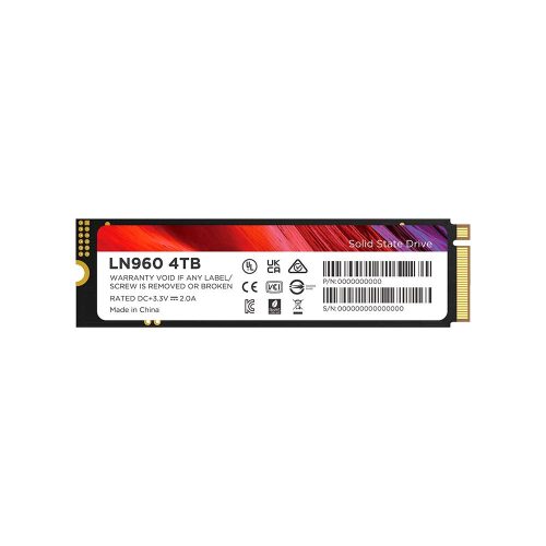 Unidad en estado solido Lenovo LN960, 4TB, M.2 2280, PCIe Gen 4 x4, NVMe 2.0