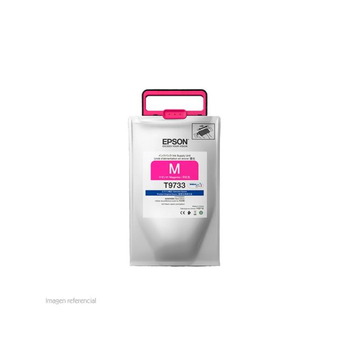 Bolsa de tinta EPSON DURABrite Pro T973320, color magenta.