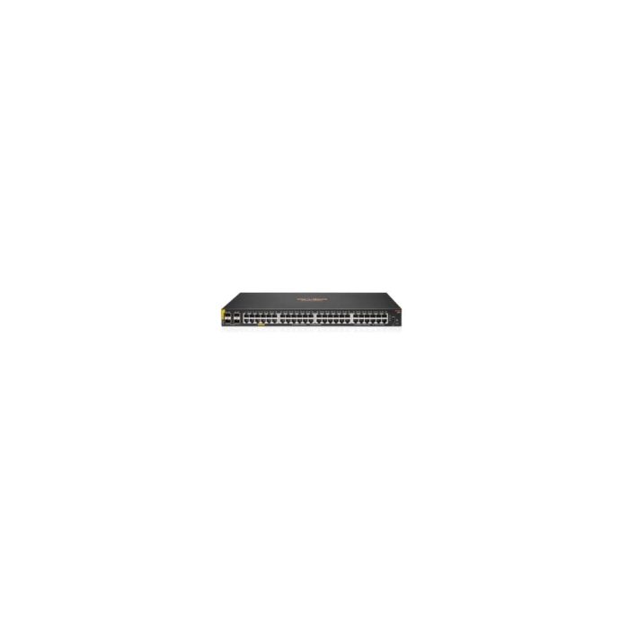 Aruba Conmutador Ethernet Aruba 6100 48 - 2 Capa compatible - Modular - 44.20W Power Consumption - Par trenzado, Fibra Óptica - 1U Alto - Montable en bastidor, Montaje en pared