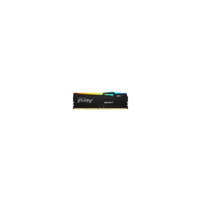 Módulo RAM Kingston FURY Beast para Placa Base, Computadora de escritorio - 32GB (1 x 32GB) - DDR5-5600/PC5-44800 DDR5 SDRAM - 5600MHz Doble fila Memoria - CL40 - 1.25V - Al por menor - No-ECC - Sin búfer - 288-clavijas - DIMM