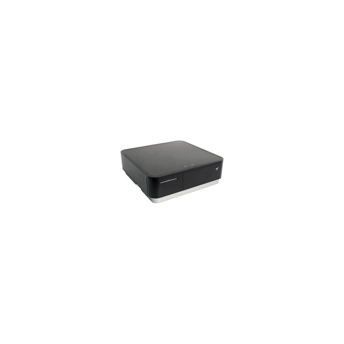 Gabeta de dinero e impresora de recibos – mPOP – velocidad de impresión 100 mm/s – ancho de impresión 58mm – conexión USB – compatible con Windows, Android, iOS y Linux - 4 billetes / Divisores ajustables de 4 ó 6 monedas configuración de billetes planos Método de apertura: Motor de 5v