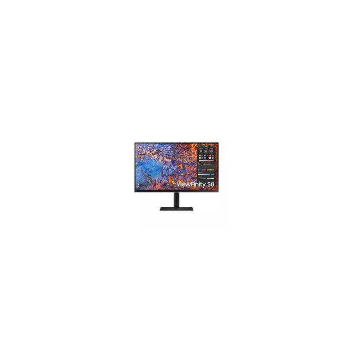 Monitor LCD Samsung ViewFinity S8 S27B804PXN 27" Class 4K UHD - 16:9 - Negro mate - 68.6cm (27") Viewable - Tecnología conmutación en el mismo plano (In-plane Switching, IPS) - 3840 x 2160 - 1.07 Billones de colores - 400cd/m² - 5ms - 60Hz Refresh Rate - HDMI - DisplayPort - Concentrador USB