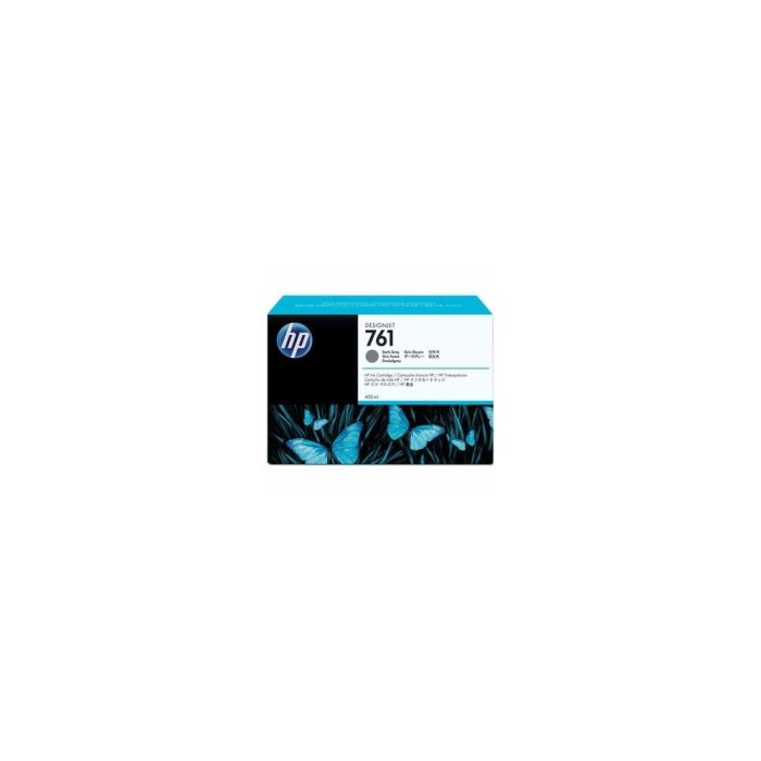 Cartucho de tinta HP 761 Inyección de tinta - Gris Oscuro - Original - 1 Solamente - Inyección de tinta - 1 Solamente