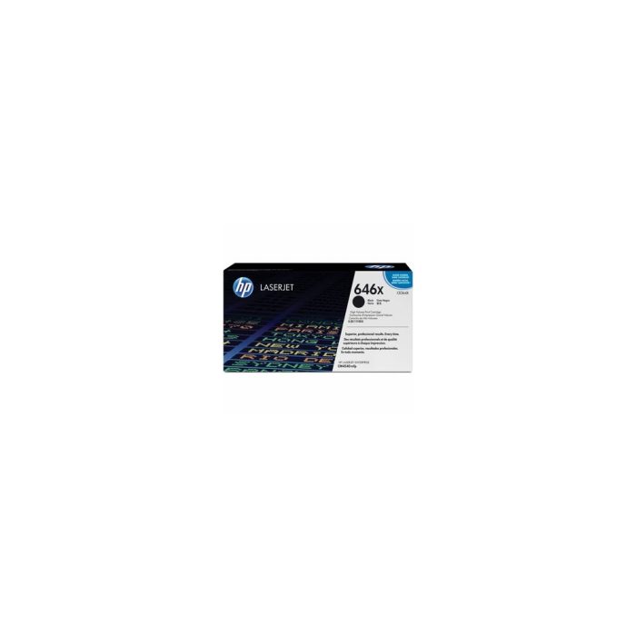 Cartucho de tóner HP 646X (CE264X) Láser - Negro - Original - Empaque unitario - 1 Solamente - Láser - 1 Solamente