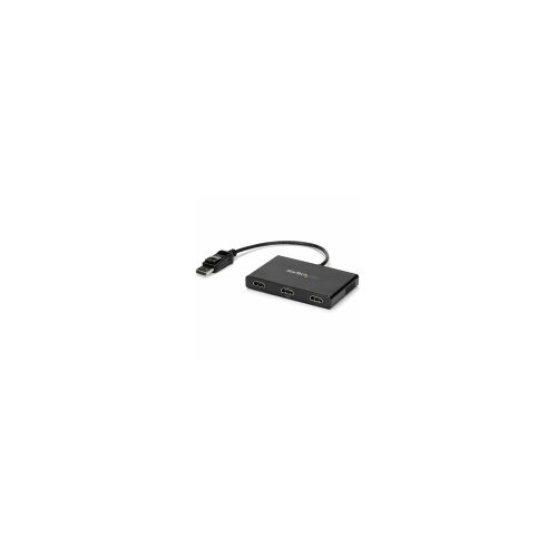 StarTech.com Splitter Multiplicador DisplayPort a 3 puertos HDMI - Hub MST DP 1.2 - 3840 × 2160 - 15.20m Distancia máxima de funcionamiento - DisplayPort - 3 x Salida HDMI