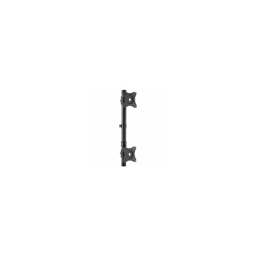 Soporte Vertical de Acero de Servicio Pesado para dos Monitores - Base Ajustable VESA para Pantallas de hasta 27IN