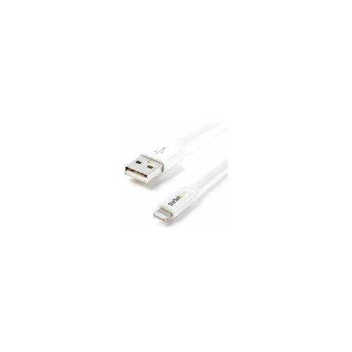 Cable 1m Lightning 8 Pin a USB A 2.0 para Apple iPod iPhone iPad - Blanco