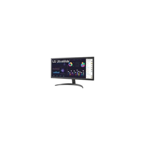 Monitor LCD LG Ultrawide 26WQ500-B 26" Class UW-UXGA - 21:9 - 65.3cm (25.7") Viewable - Tecnología conmutación en el mismo plano (In-plane Switching, IPS) - LED Retroiluminación - 2560 x 1080 - 16,7 Millones de colores - FreeSync - 250cd/m² - 5ms - HDMI - DisplayPort