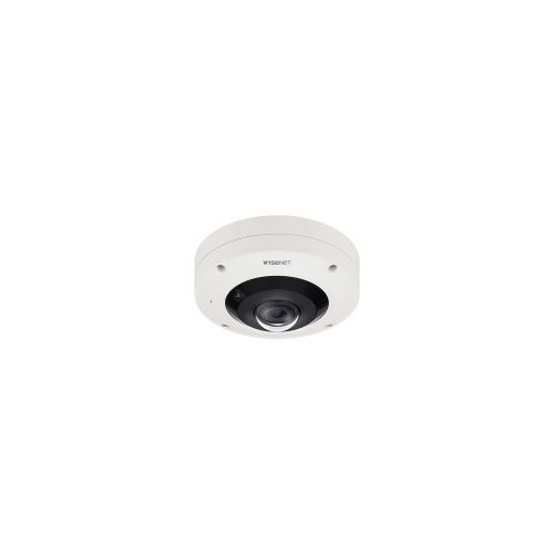 Cámara de red Wisenet XNF-9010RV 12Megapíxel Exterior HD - Color - Ojo de Pez (Wide Angle) - Blanco - 10m Infrarrojos Visión Nocturna - H.264, H.265, MJPEG - 3008 x 3008 - 1.08mm Fijo Lentes - 30fps - CMOS - Soporte de Pared - IK10 - IP66