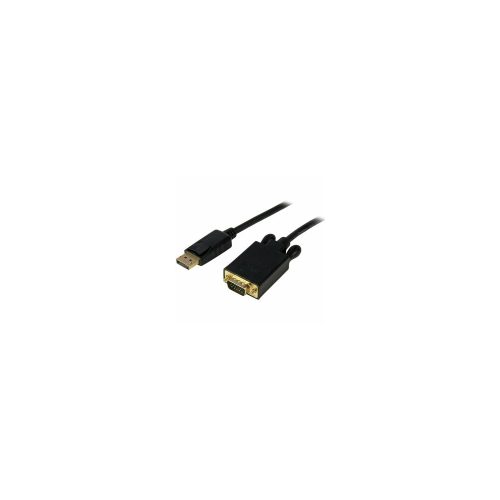 StarTech.com 1.83m DisplayPort/VGA Cable de vídeo - 1 Solamente - Cable for Proyector, TV, Portátil, Monitor, Dispositivo de Vídeo, HDTV, Computadora de escritorio, Workstation, Base de conexión - Admite hasta1920 x 1200 - Negro