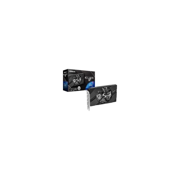 Tarjeta Gráfica ASRock Intel Arc A380 - 6GB GDDR6 - 7680 x 4320 - 2.25GHz Principal - 96bit Ancho de bus - PCI Express 4.0 x8 - DisplayPort - 3 x DisplayPort - HDMI