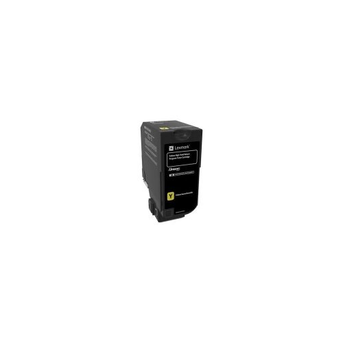 Cartucho de tóner Lexmark Unison Alto Rendimiento Láser - Amarillo - 12000 Páginas