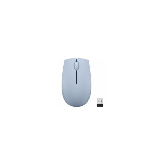 Lenovo 300 Travel Mouse - Radiofrecuencia - USB Tipo A - Óptico - Azul hielo - Inalámbrico - 2.40GHz - 1000 dpi - Rueda de desplazamiento - 1 x AA Battery Supported